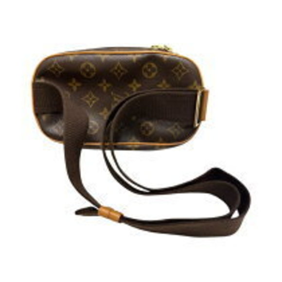 Louis Vuitton Bag Pochette Monogram Ganju Body Brown - Picture 2 of 7
